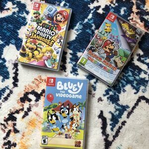 Nintendo Switch EMPTY Game Cases Bundle - Super Mario Party, Paper Mario…
